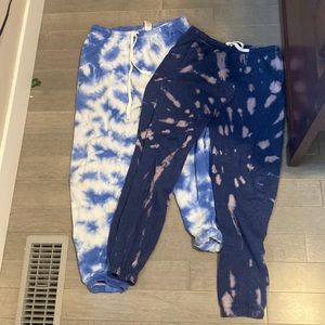 2 pairs of garage sweat pants